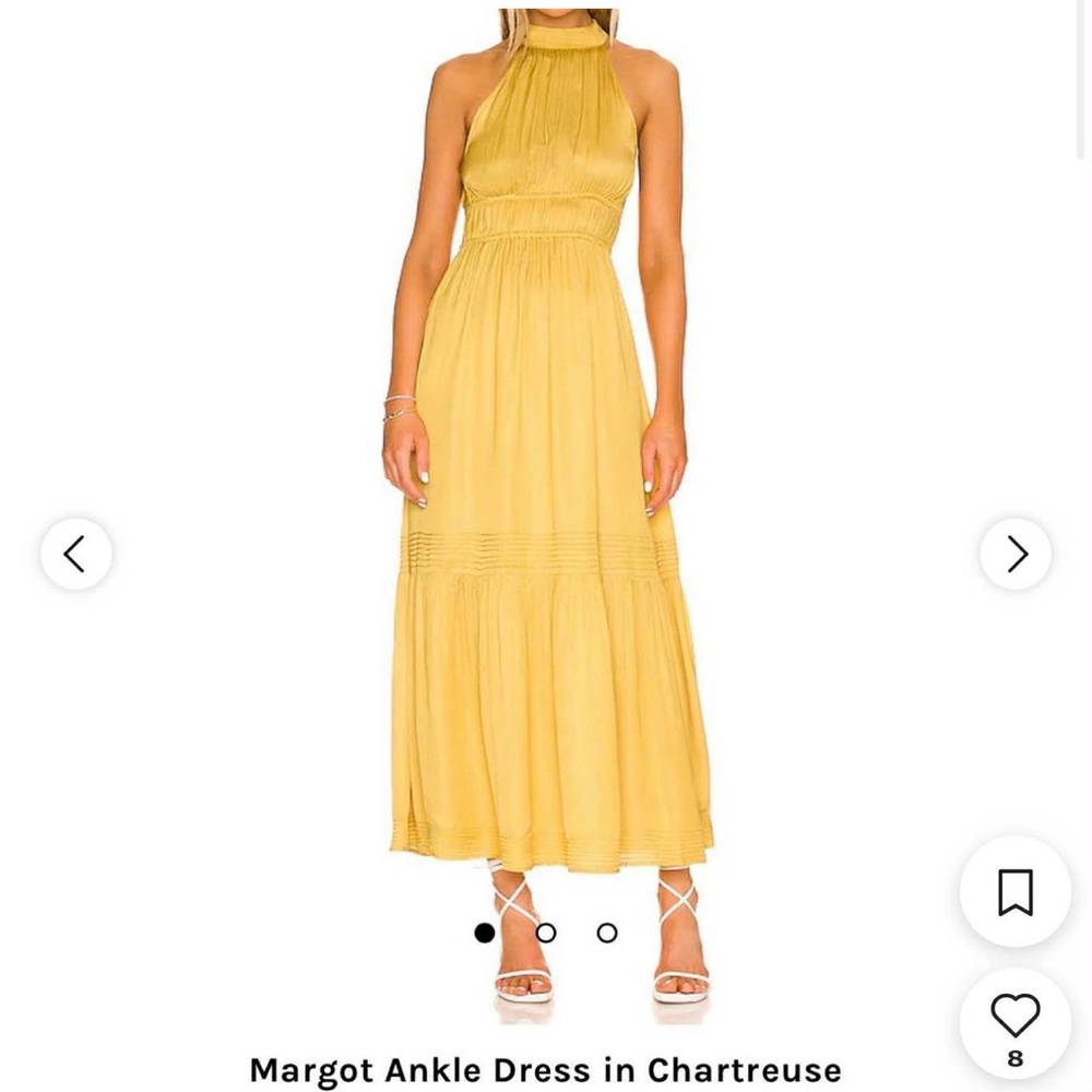 Margot Ankle Dress in Yellow
